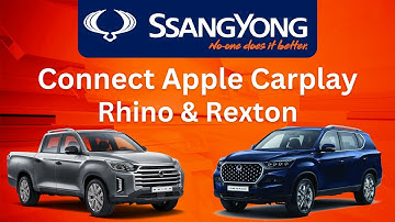 Apple Carplay in the SsangYong Rexton & Rhino
