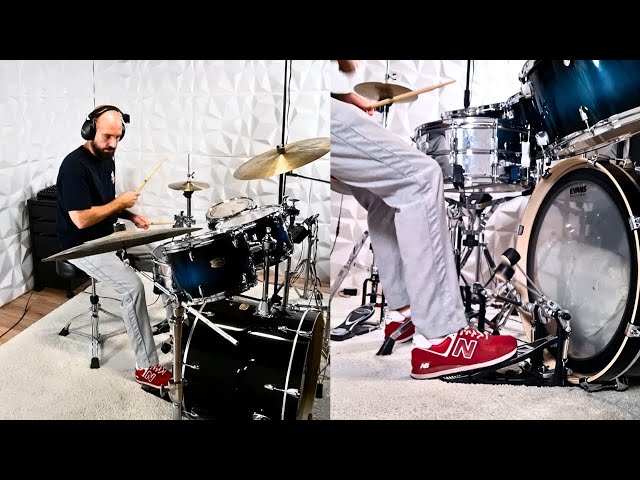 175 - 250 Bpm Double Bass Drumming Routine #roadto300bpm