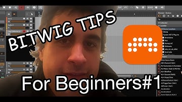 Beginners BITWIG #01 🙀🙀🙀 Interface & Editing TIPS