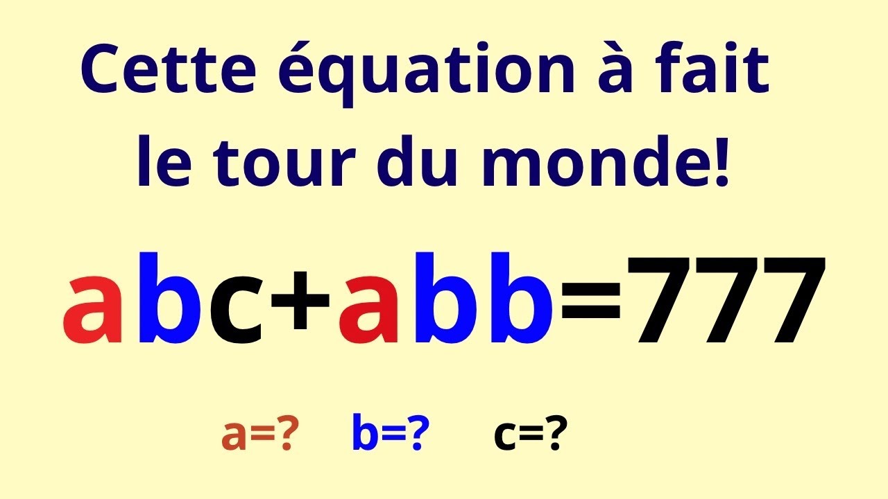 The equation that puzzled everyone - YouTube