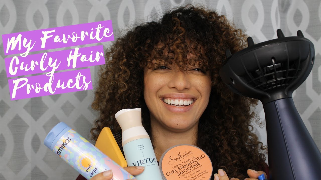 My Favorite Curly Hair Products - YouTube
