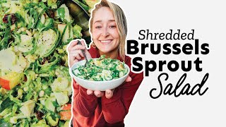 Shaved Brussels Sprouts Salad