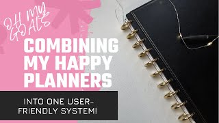 Combining Happy Planners for One AllInclusive Planning System | Plan and Prep With Me for 2022