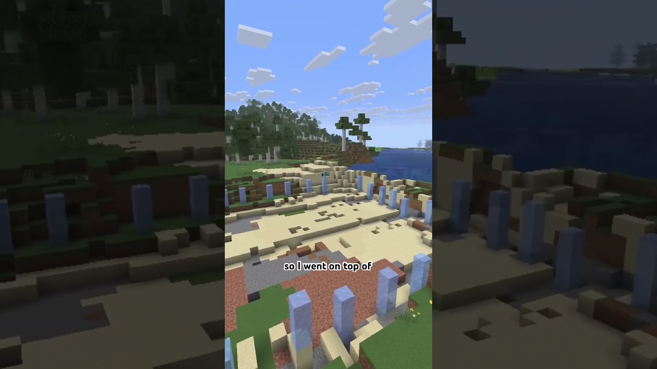 It’s impossible to connect a lake and a river in Minecraft #minecraft