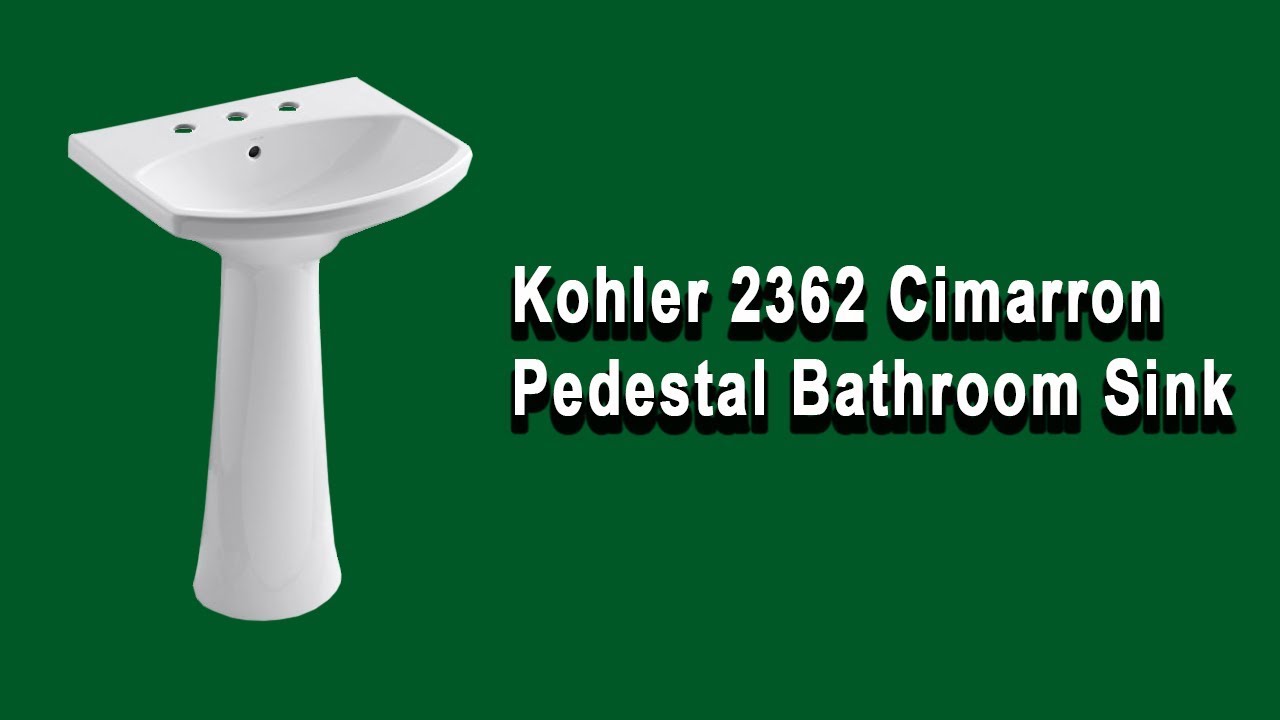 Best Bathroom Faucet Kohler 2362 Cimarron Pedestal Bathroom Sink