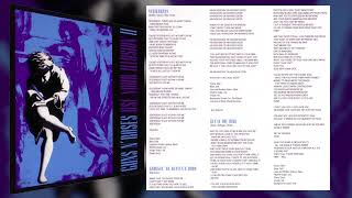 GUNS N' ROSES USE YOUR ILLUSION I 1991 FULL ALBUM TRAX-VIDEO ENHANCED /  VING MINDY PLAYLIST 