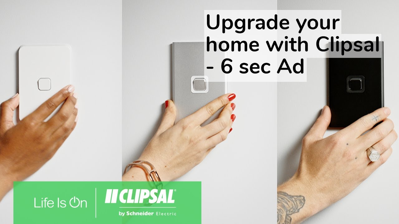 Upgrade your home with Clipsal YouTube