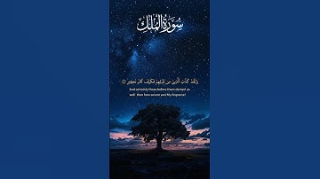 Surah Al Mulk سورة الملک Mashallah 💯 Super Tilawat ## Short video