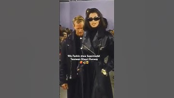 90s fashion shows yasmeen ghauri runway #fashion #shorts #model #yasmeenghauri #90s #supermodel