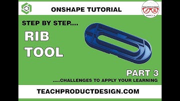 Onshape-zelfstudie. Hoe regel je de hoogte/diepte van een RIB-element? Stapsgewijze handleiding.
