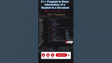 program of store information of student in structure in C++|#shorts #ytshorts#youtubeshorts#trending