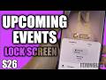 How to Add Upcoming Events Calendar Widget to Lock Screen on Galaxy S26
