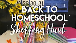 BACK TO HOMESCHOOL SHOPPING HAUL\/\/SECULAR HOMESCHOOL SUPPLY HAUL