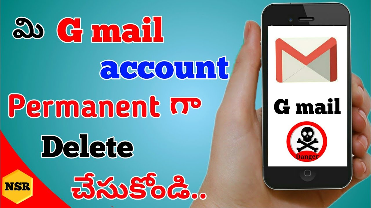 How to Delete permanent in our G mail account || in Telugu || Naga Sai