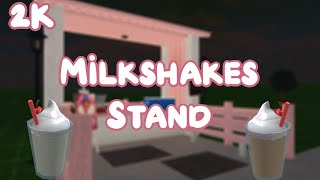 2k | Milkshakes Stand | Speed Build | Bloxburg