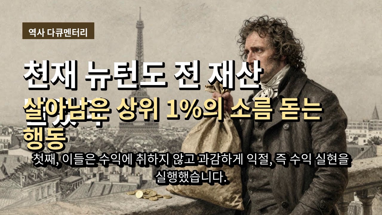 40억 날린 뉴턴의 비극? 진짜 부자는 '이것'으로 돈을 굴렸다 [위기 속 생존의 역사 #1]