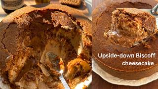 upside down biscoff cheesecake