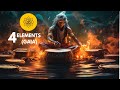 4 elements gaia  shamanic overtone chant drone and tribal drumming journey