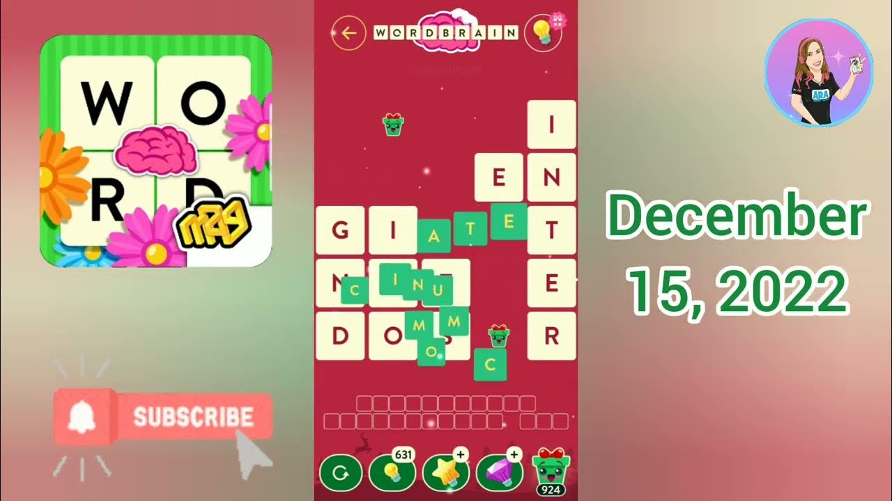 WordBrain Holiday Event December 15, 2022 Answers YouTube
