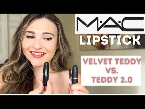 NEW MAC LIPSTICK SHADE - VELVET TEDDY VS. TEDDY 2.0 - What's the