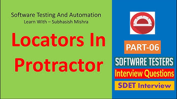 06 - Different Locators In Protractor