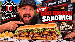 I Tried Jimmy John’s NEW BBQ Brisket Sandwich!