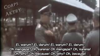 Wenn die Soldaten - With German, English and Indonesia Lyrics [Footage]
