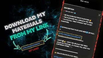 How to open my link? | Download my materials from Gplinks | RBN Editz