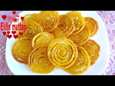 JALEBİ HİNT TATLISI ✅ ÇITIR ÇITIR ENFES LEZZET