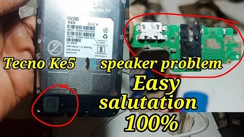 Tecno Ke5 🔊 speaker problem solution 100% / Tecno Spark Go 2020 speaker not working Easy solution
