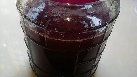 Cơm rượu và cách nấu rượu nếp cẩm đón tết!