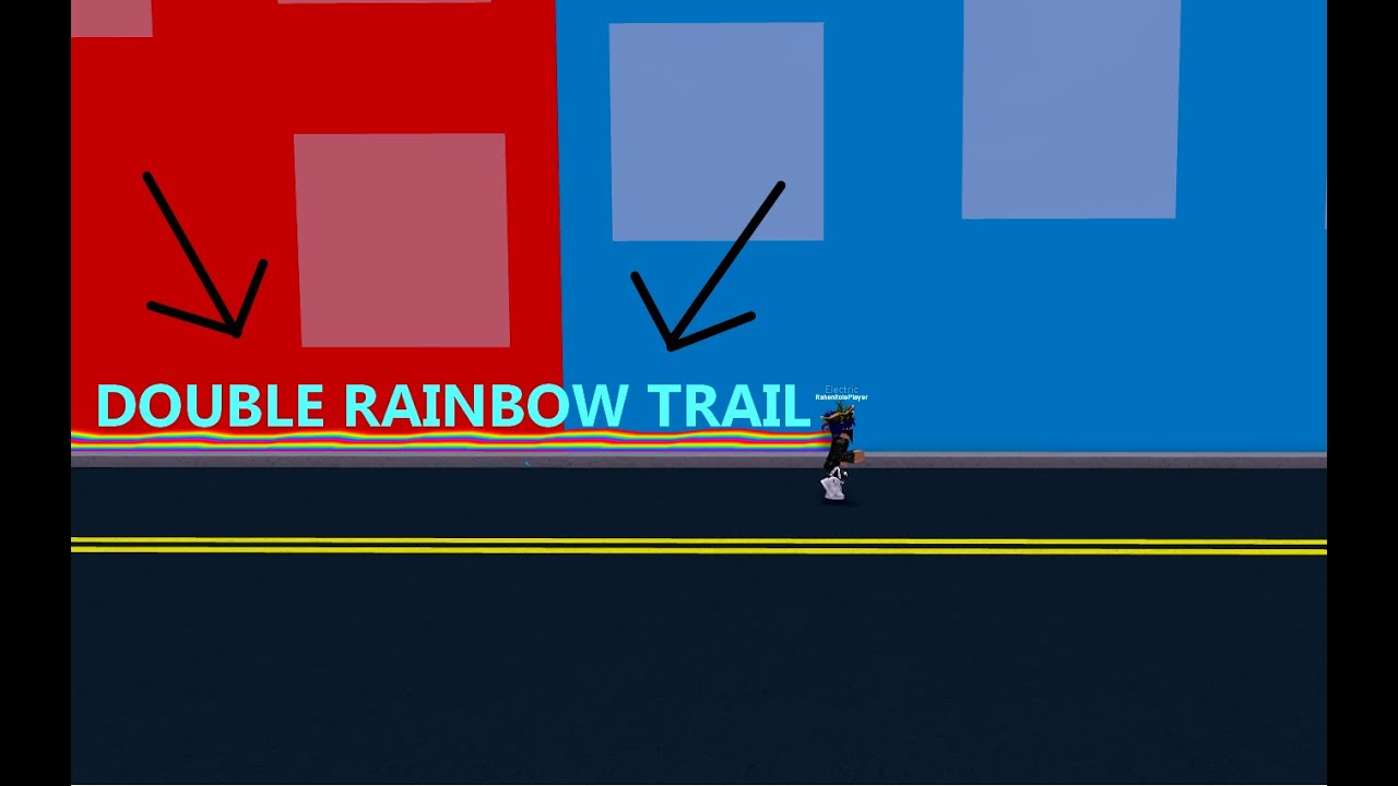 Roblox Speed City Double Rainbow Trail Insane Trail Youtube - rainbow lmad roblox