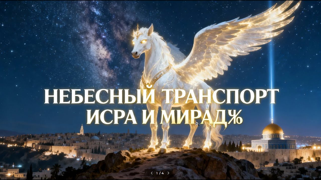 Бурак: Небесный Скакун, Который Вознёс Пророка Мухаммада на Вершины Небес