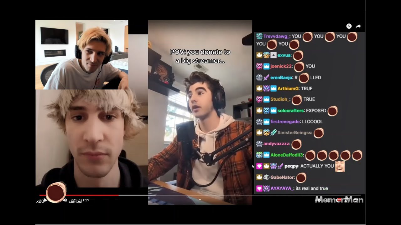 Time billionaire XQC has your entire house on his wrist : r/h3h3productions