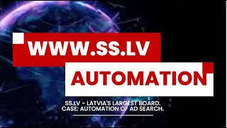 Automating Ad Searches with Python and Telegram. (ss.lv)