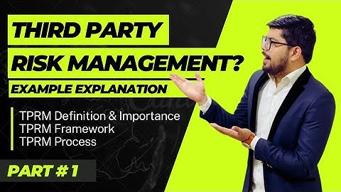 Third Party Risk Management | What is Third Party Risk Management | TPRM