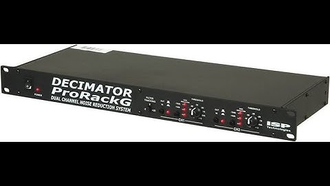 ISP Decimator Pro Rack G demo