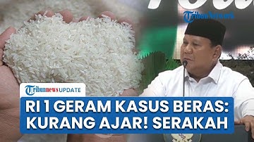 Prabowo Geram soal Kasus Beras Oplosan: Kurang Ajar! Ini Pidana & Serakah, Hilang Kekayaan Kita
