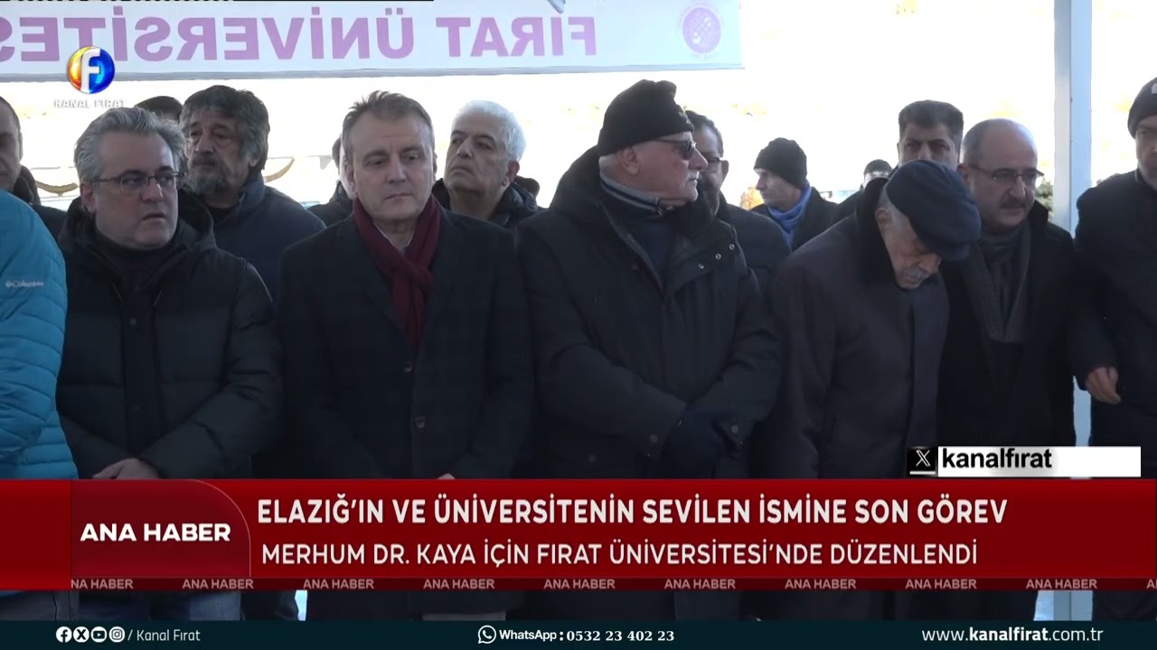 Ana Haber I Elazığ’ın ve Üniversitenin Sevilen İsmine Son Görev 10 01 2026