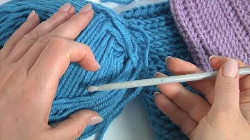 Zo interessant! Haak- en Tunesisch haakwerk/Origineel haakpatroon/Gratis videotutorial