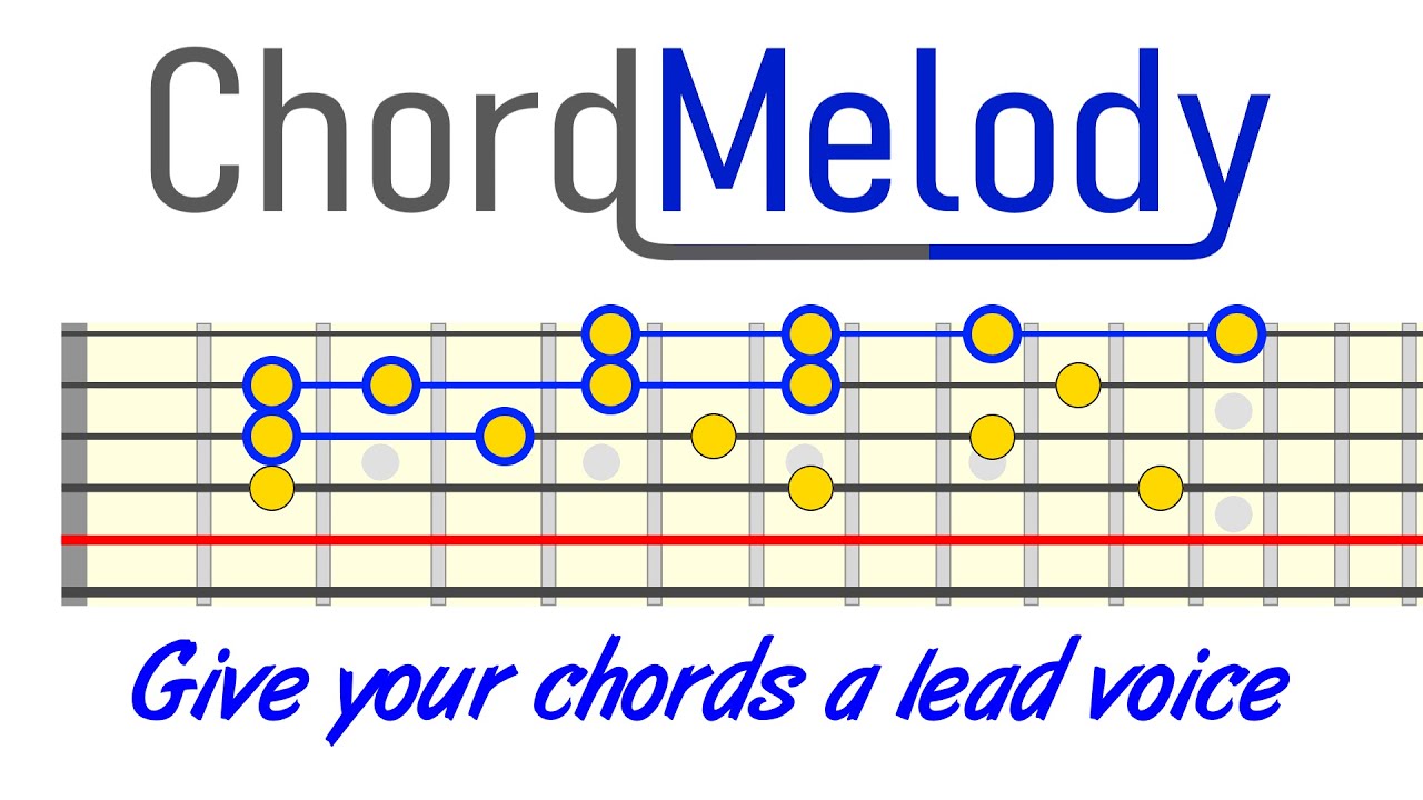 Amplify this melodie. Chord Melody method. Ambient Melody Chords.