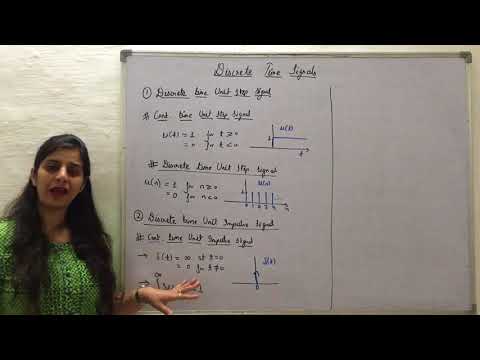 Discrete Time Signals (Unit Step, Unit Impulse and Unit Ramp) - YouTube