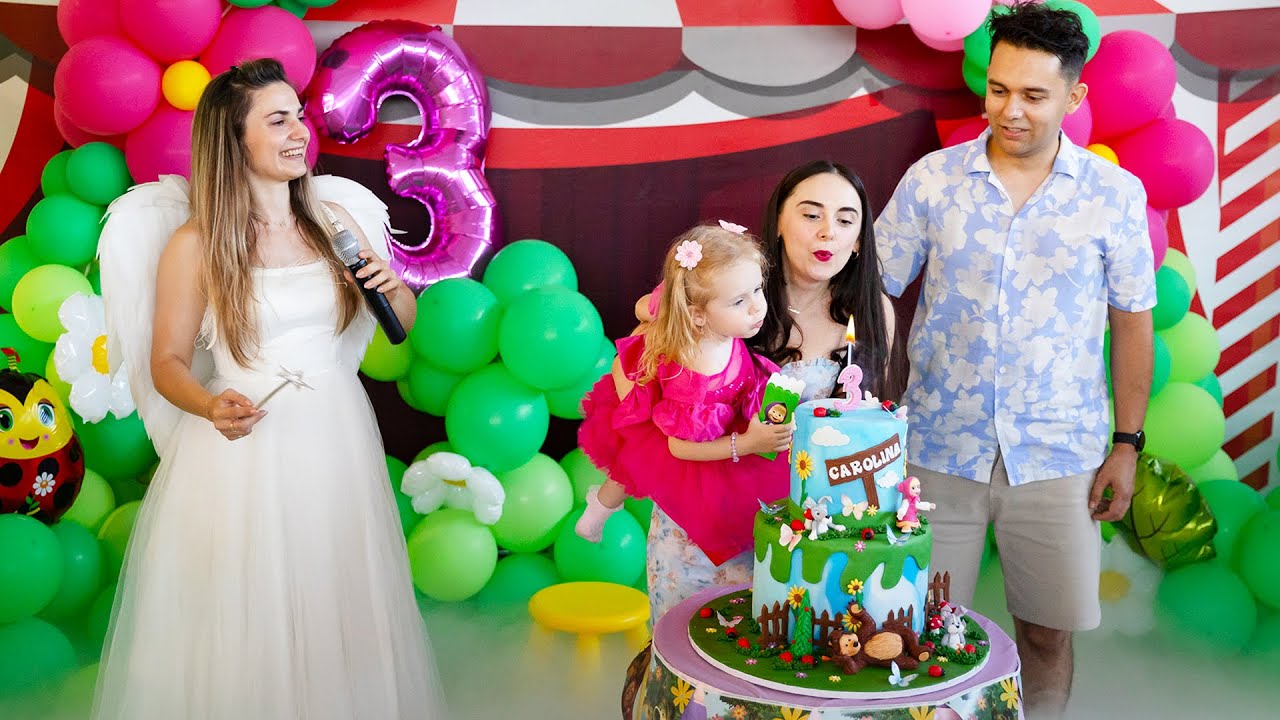 🥳 PETRECERE DE ZIUA CAROLINEI ! 3 ANI!