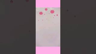 Satysfing Water Drop Coloring Art #art#creative #satisfying#water#drop #coloring #pink #rose #viral