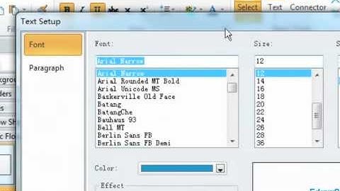 Format Text in EdrawMax