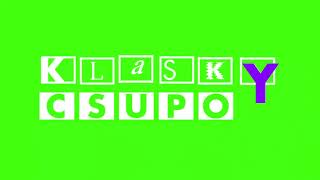 KlaskY Csupo Blocks Text Green Screen