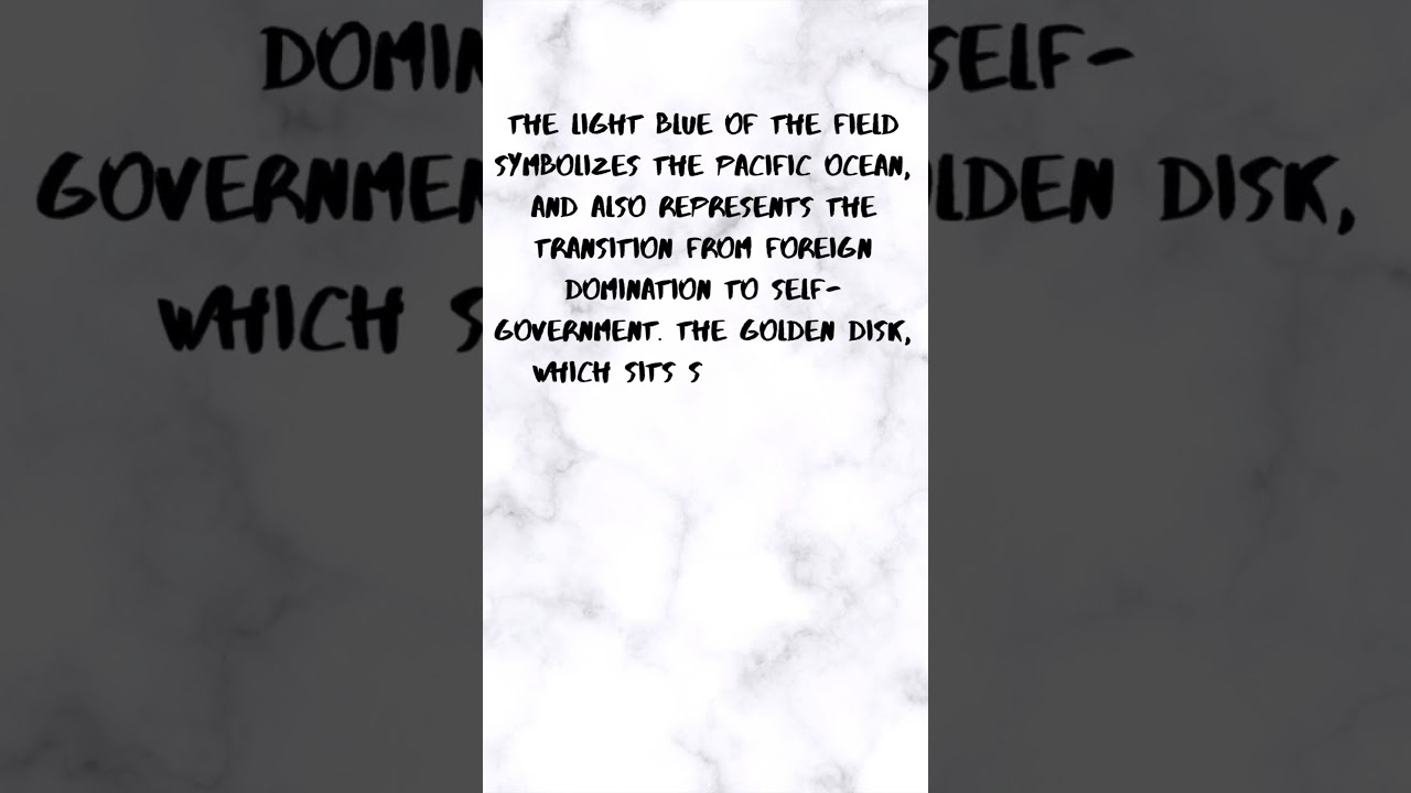 What does the Flag of Palau represent? 