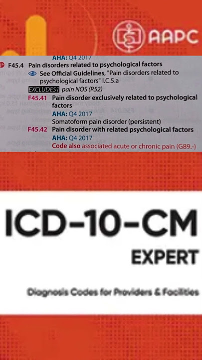 ICD-10-CM Quick Tip: F45.41 vs F45.42 #icd10