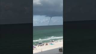 Waterspout Forms Over Panama City Beach, High Rise View