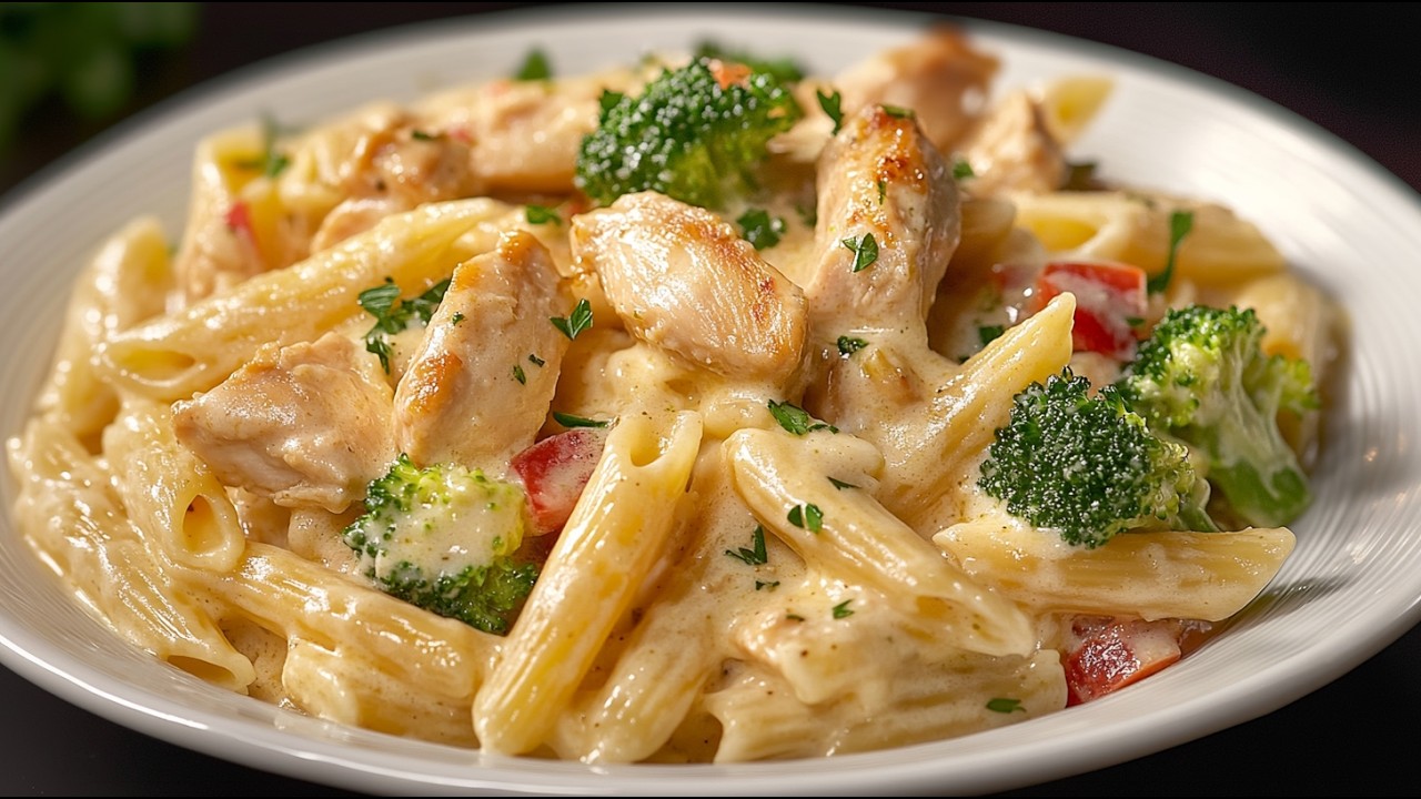 Всего 15 минут! Самая вкусная паста с курицей, которую я когда-либо готовил❗️ Я готовлю её каждую не